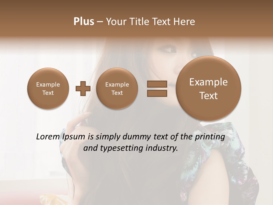 Taiwanese One Flirting PowerPoint Template