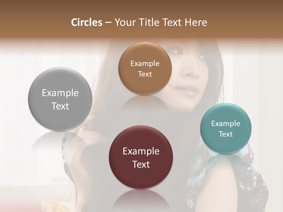 Taiwanese One Flirting PowerPoint Template