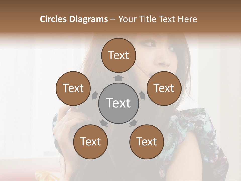 Taiwanese One Flirting PowerPoint Template