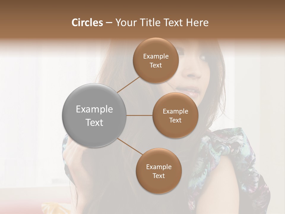 Taiwanese One Flirting PowerPoint Template