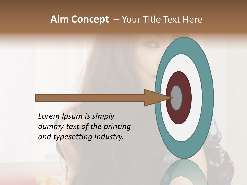 Taiwanese One Flirting PowerPoint Template