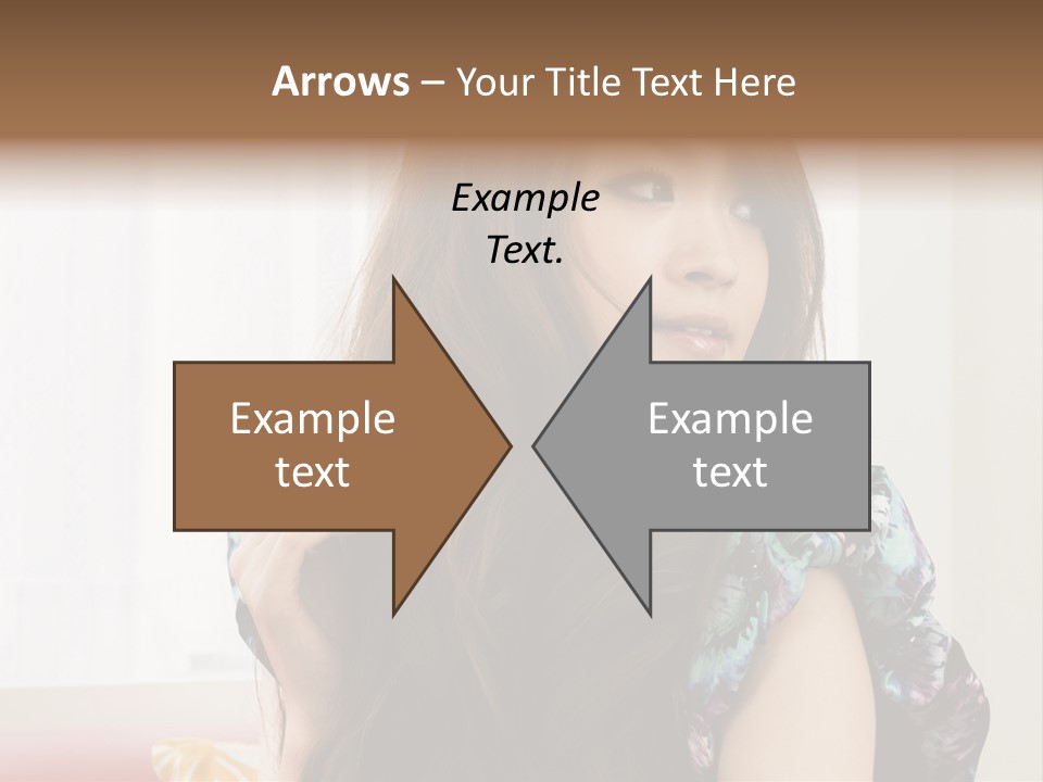 Taiwanese One Flirting PowerPoint Template