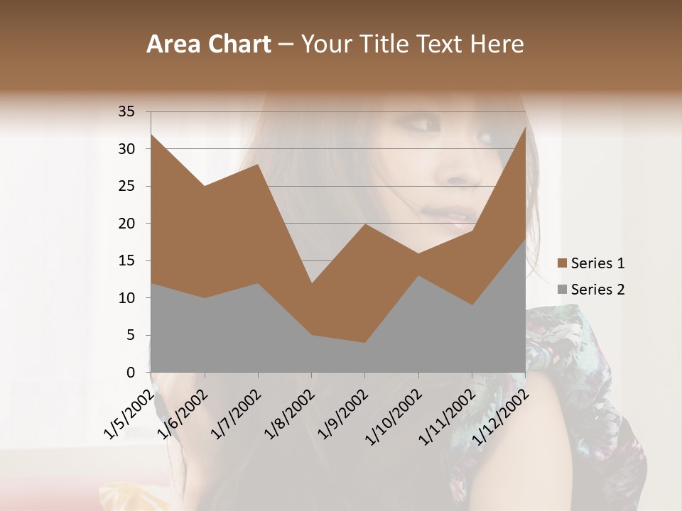 Taiwanese One Flirting PowerPoint Template