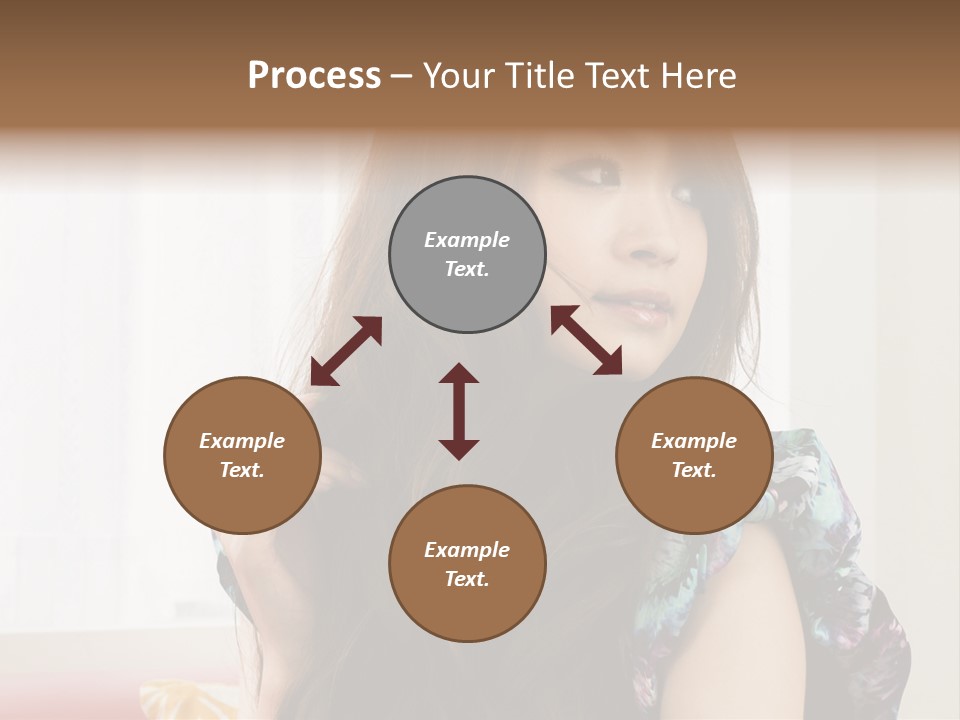 Taiwanese One Flirting PowerPoint Template