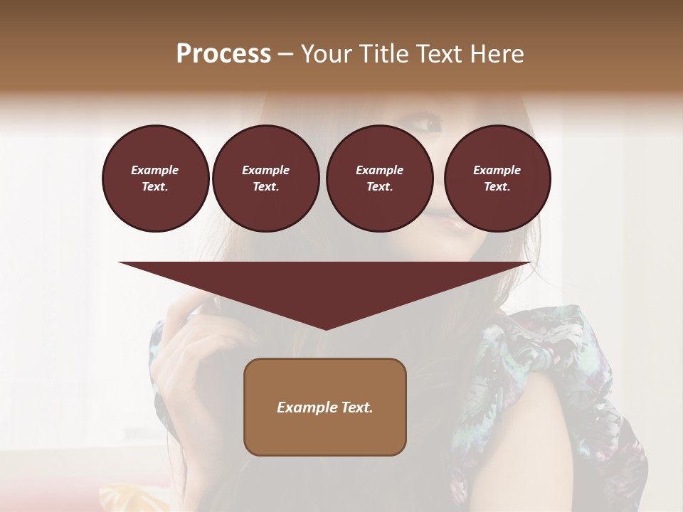 Taiwanese One Flirting PowerPoint Template