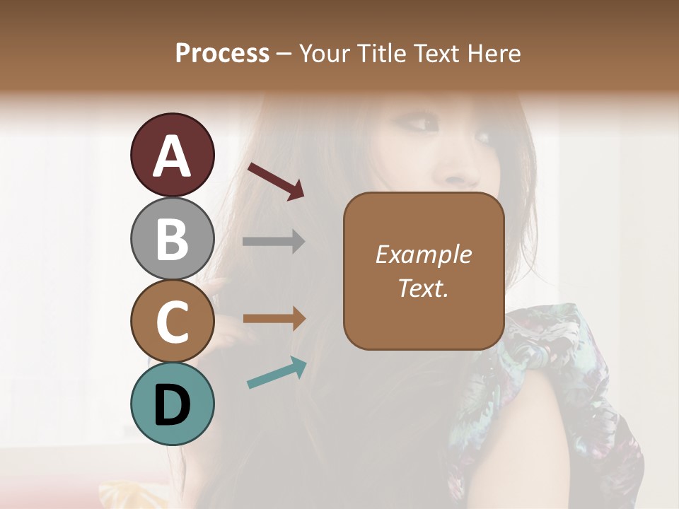 Taiwanese One Flirting PowerPoint Template