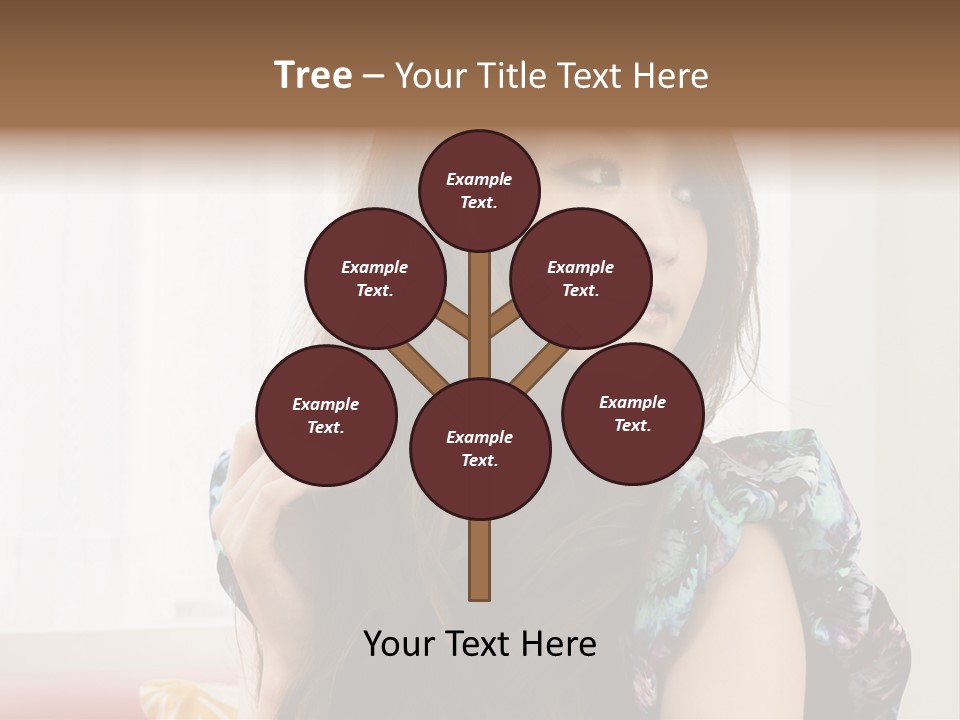 Taiwanese One Flirting PowerPoint Template