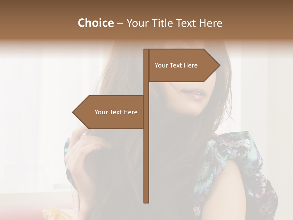 Taiwanese One Flirting PowerPoint Template