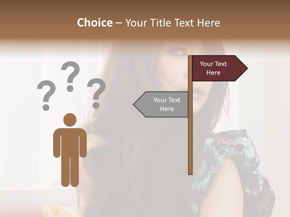 Taiwanese One Flirting PowerPoint Template
