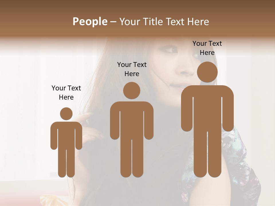 Taiwanese One Flirting PowerPoint Template