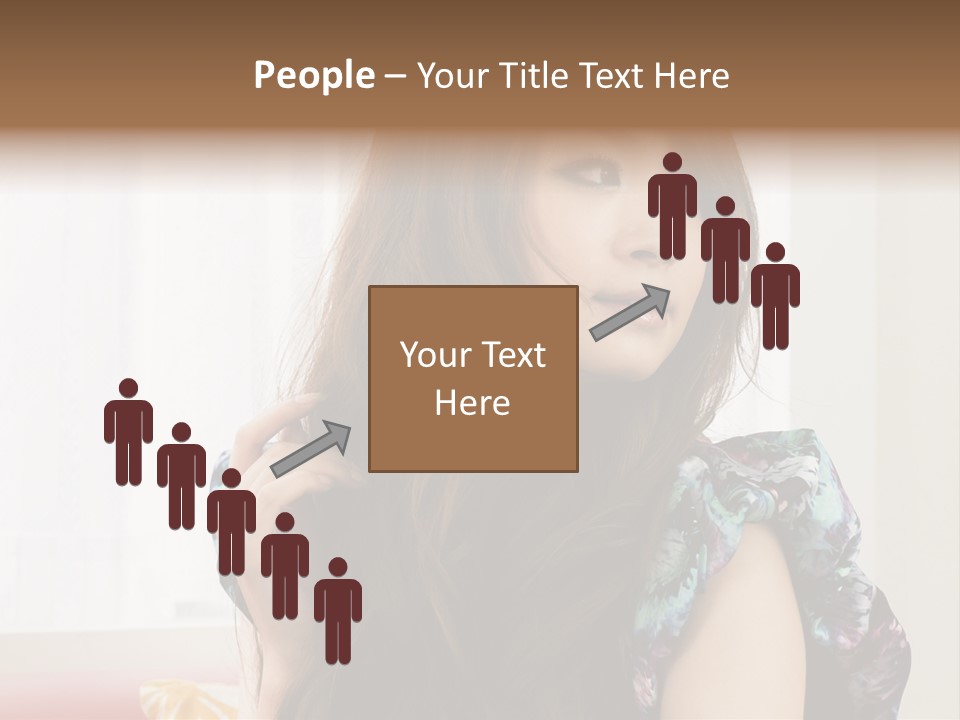 Taiwanese One Flirting PowerPoint Template