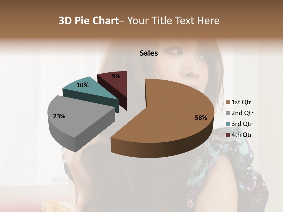 Taiwanese One Flirting PowerPoint Template