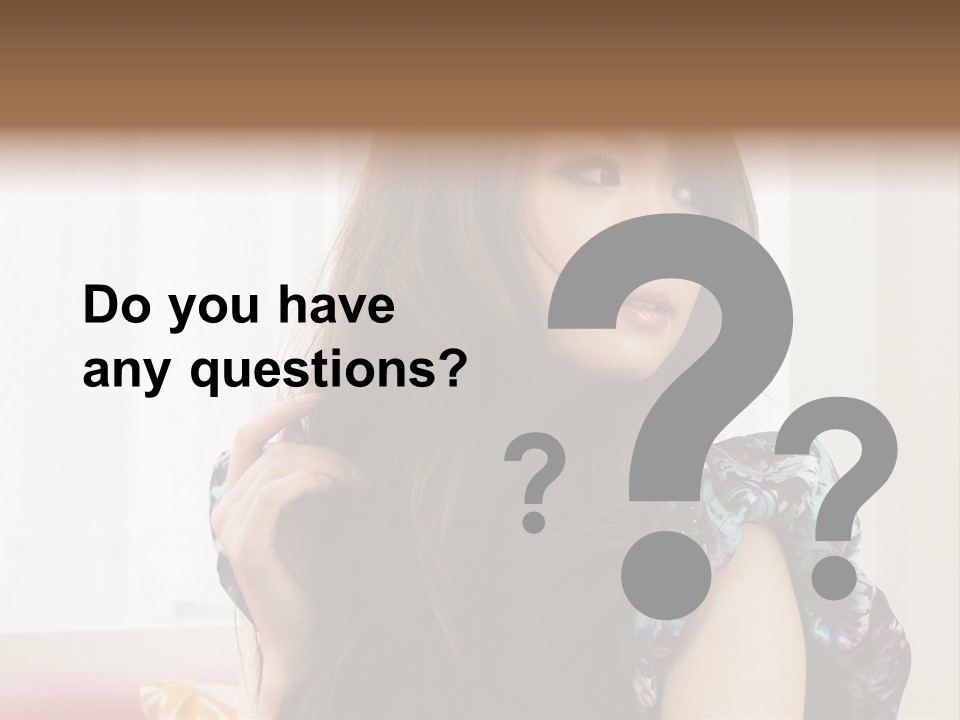 Taiwanese One Flirting PowerPoint Template