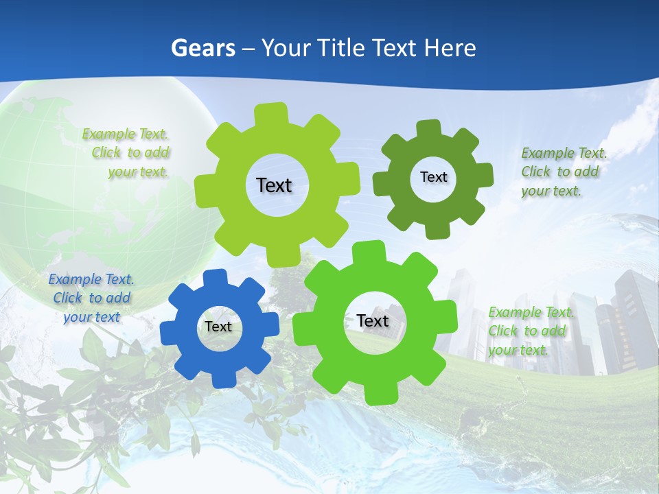 Fitness Meditate Lifestyle PowerPoint Template