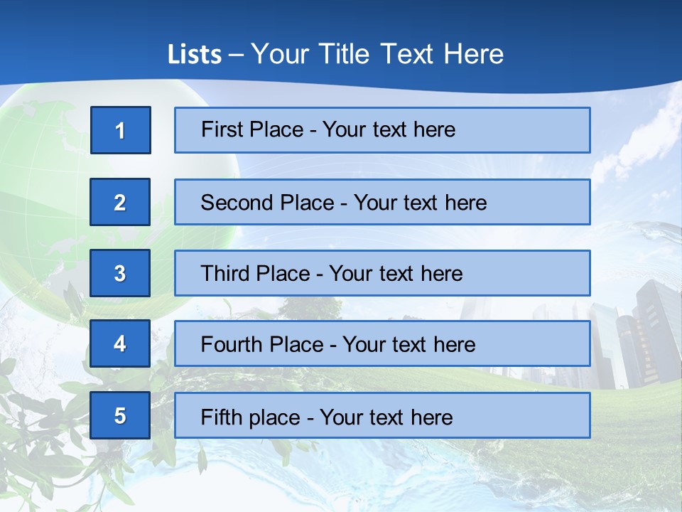 Fitness Meditate Lifestyle PowerPoint Template