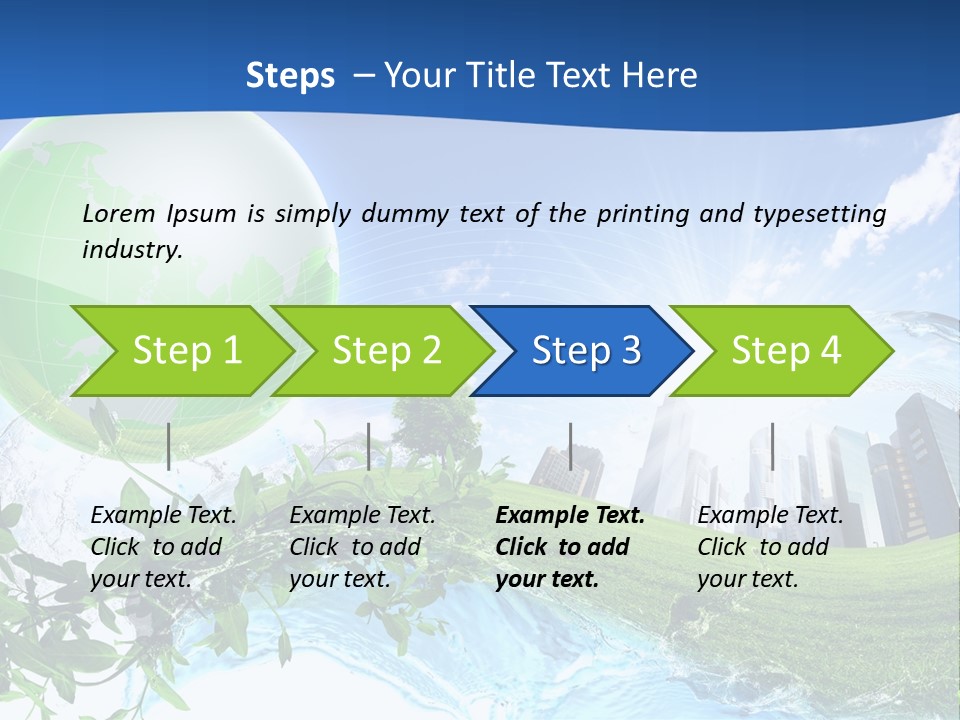 Fitness Meditate Lifestyle PowerPoint Template