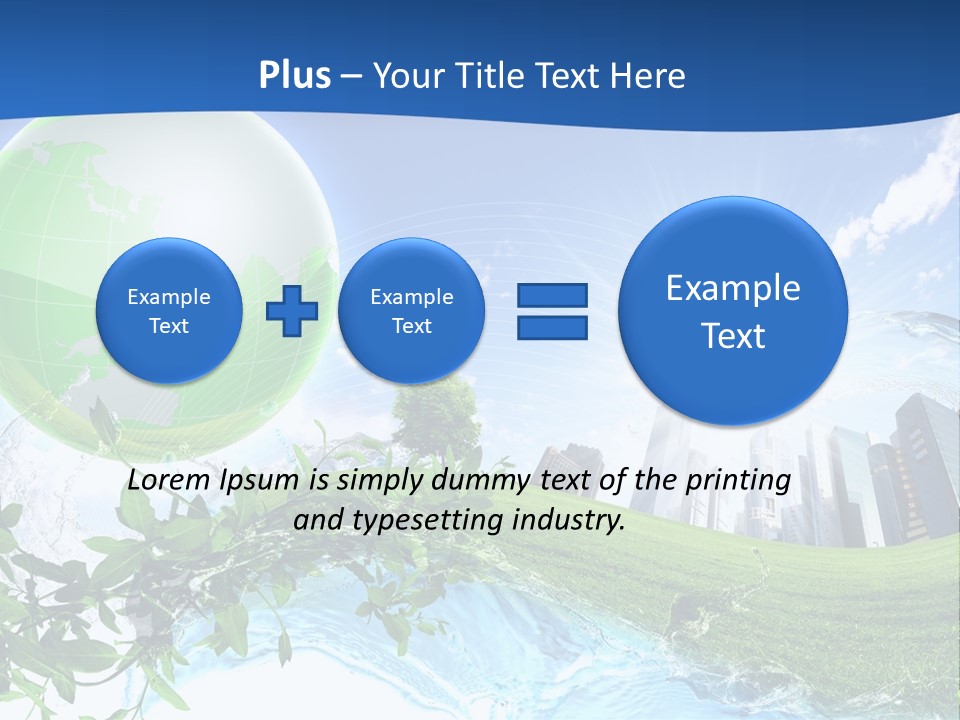 Fitness Meditate Lifestyle PowerPoint Template