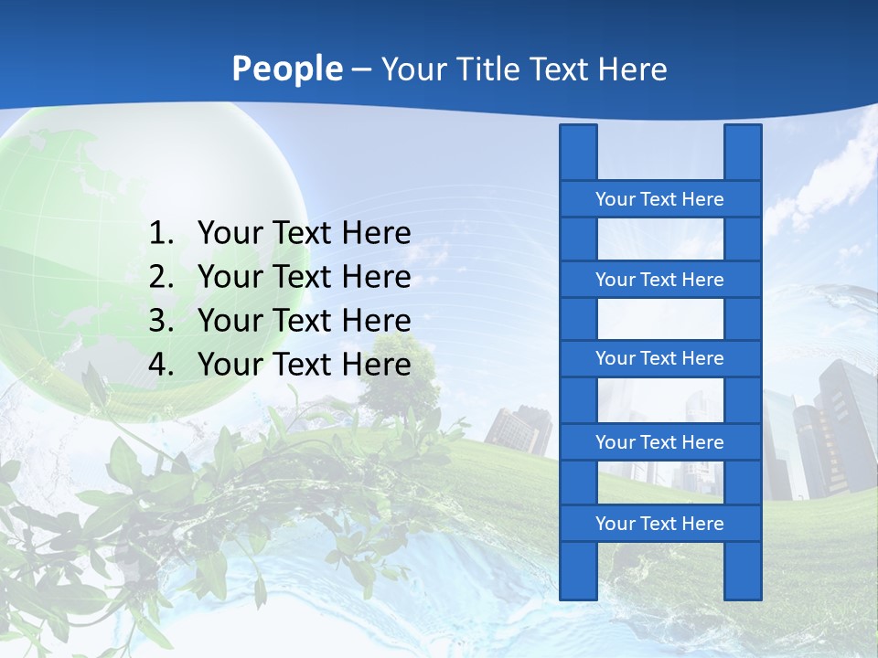 Fitness Meditate Lifestyle PowerPoint Template
