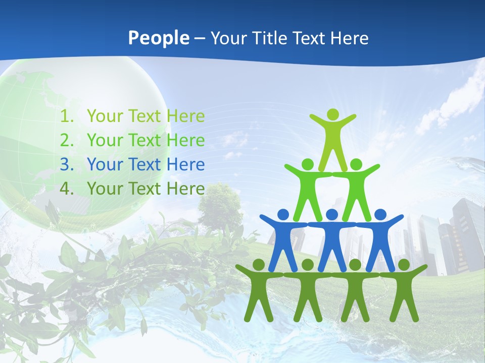 Fitness Meditate Lifestyle PowerPoint Template