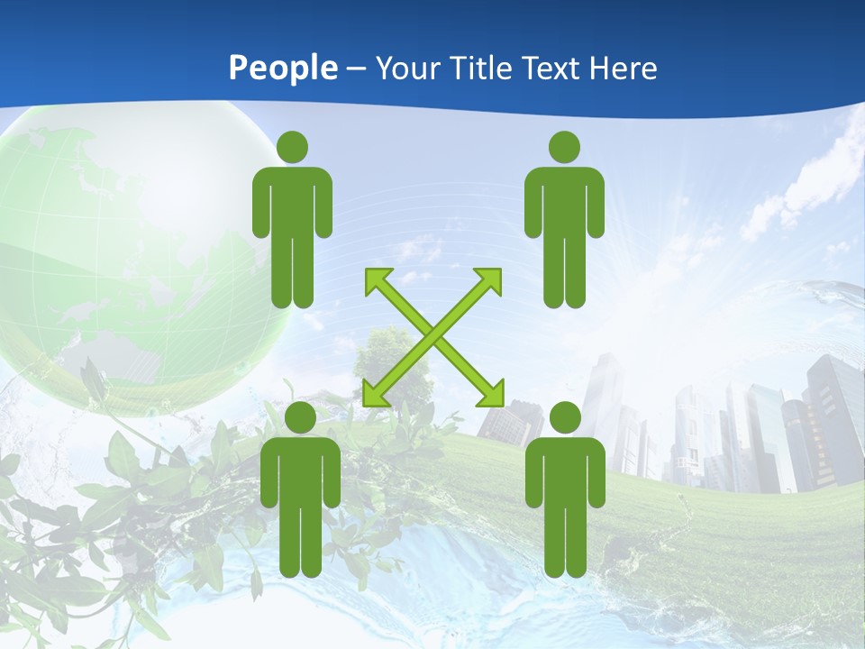 Fitness Meditate Lifestyle PowerPoint Template