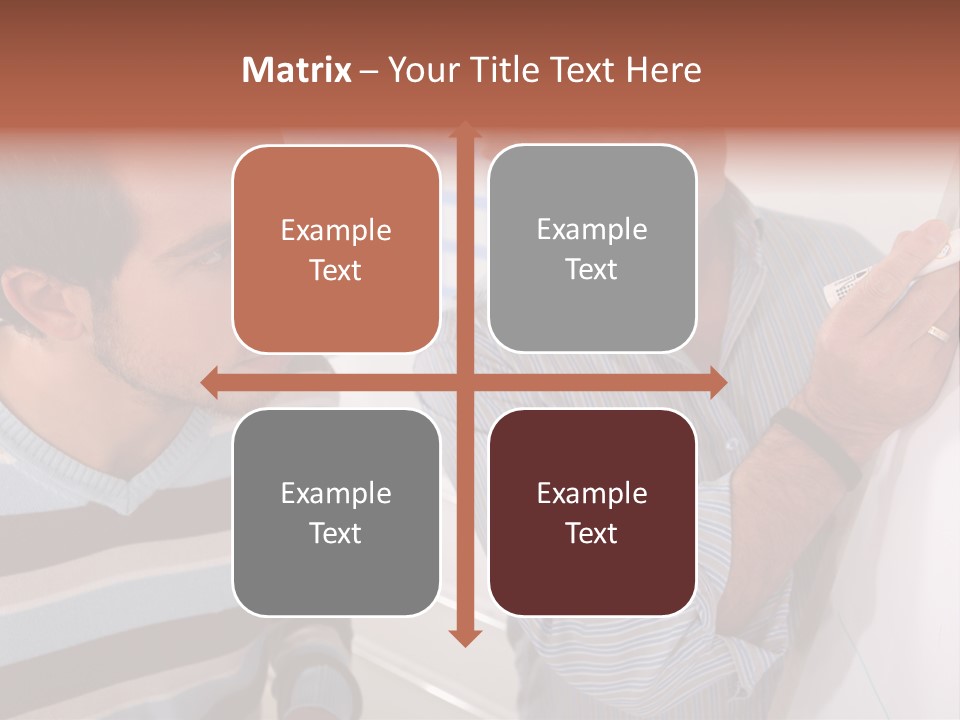 Representation Caucasian Results PowerPoint Template