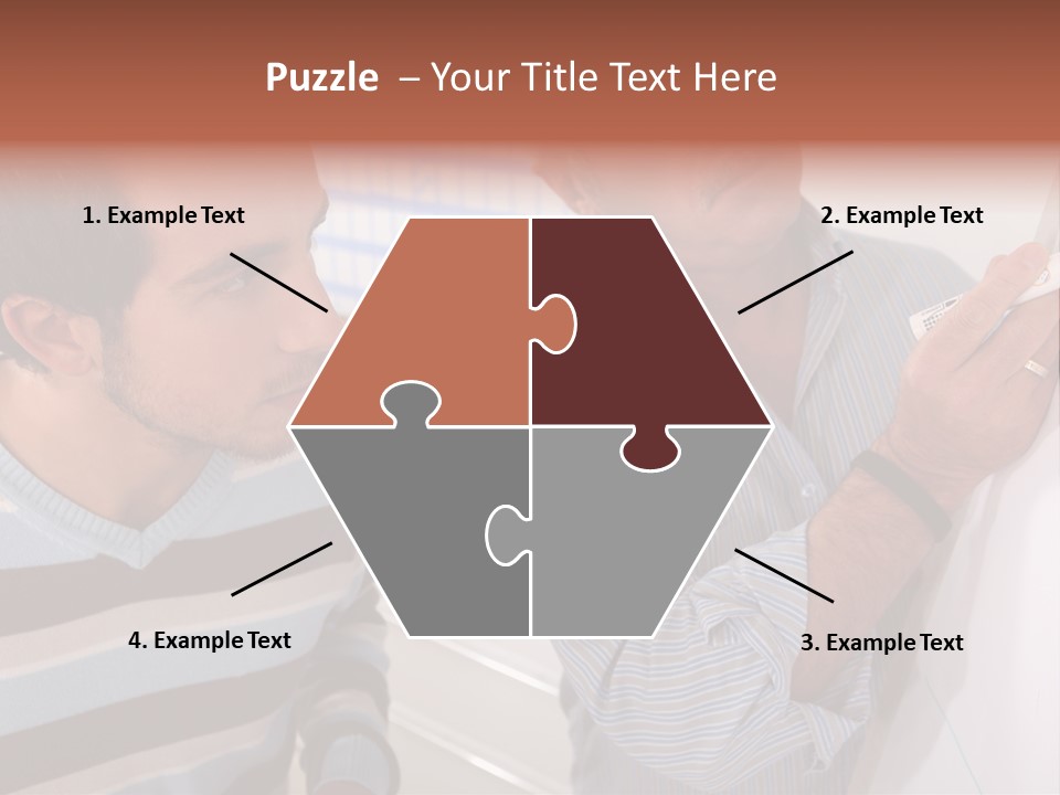 Representation Caucasian Results PowerPoint Template