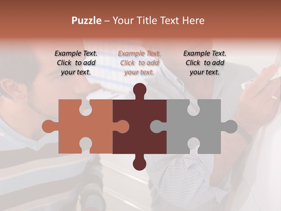 Representation Caucasian Results PowerPoint Template