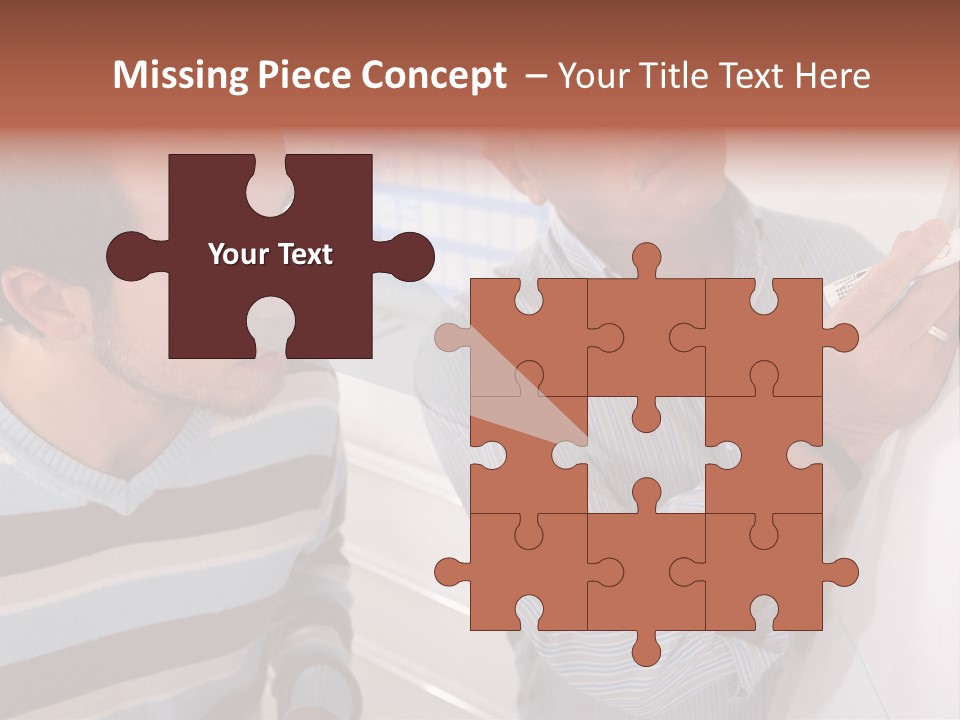 Representation Caucasian Results PowerPoint Template