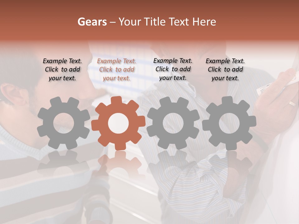 Representation Caucasian Results PowerPoint Template