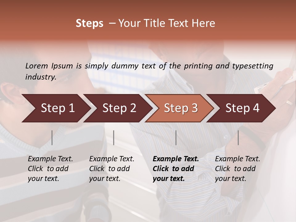 Representation Caucasian Results PowerPoint Template