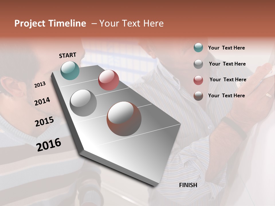 Representation Caucasian Results PowerPoint Template
