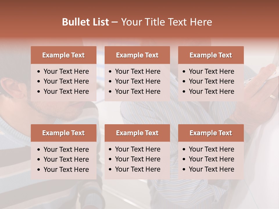 Representation Caucasian Results PowerPoint Template