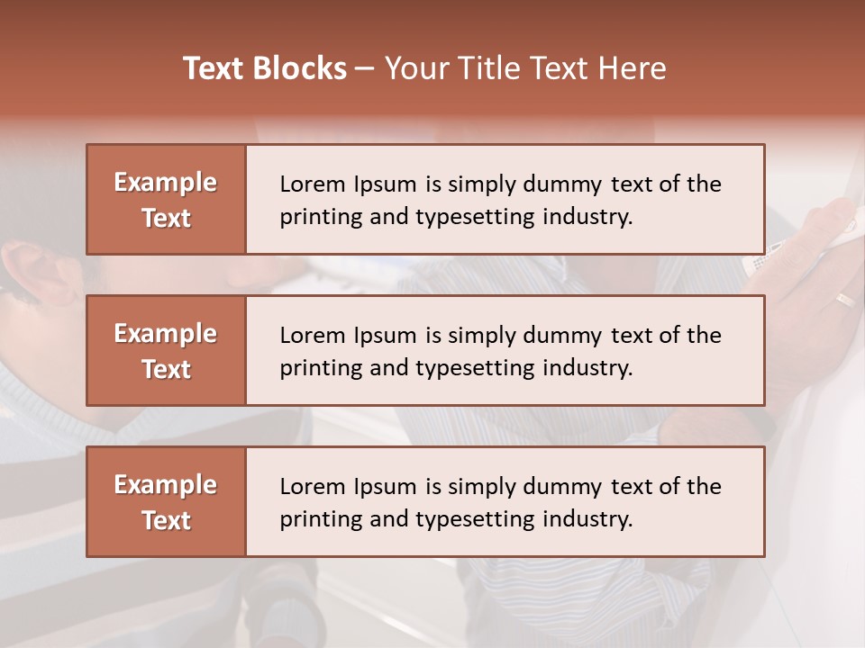 Representation Caucasian Results PowerPoint Template