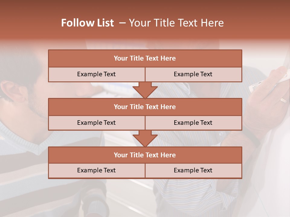 Representation Caucasian Results PowerPoint Template