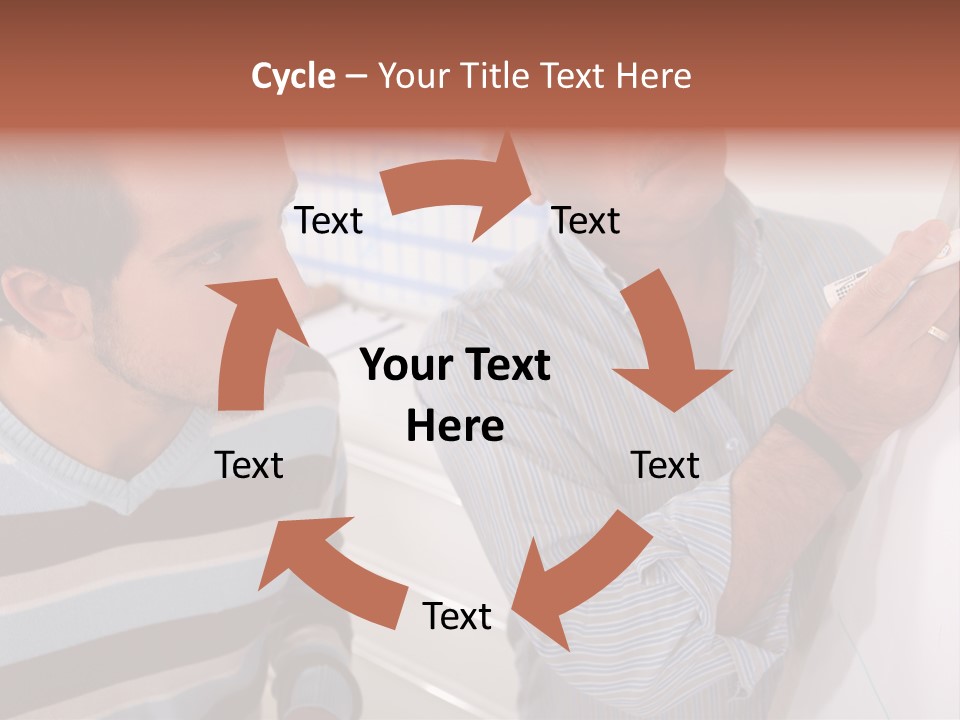 Representation Caucasian Results PowerPoint Template