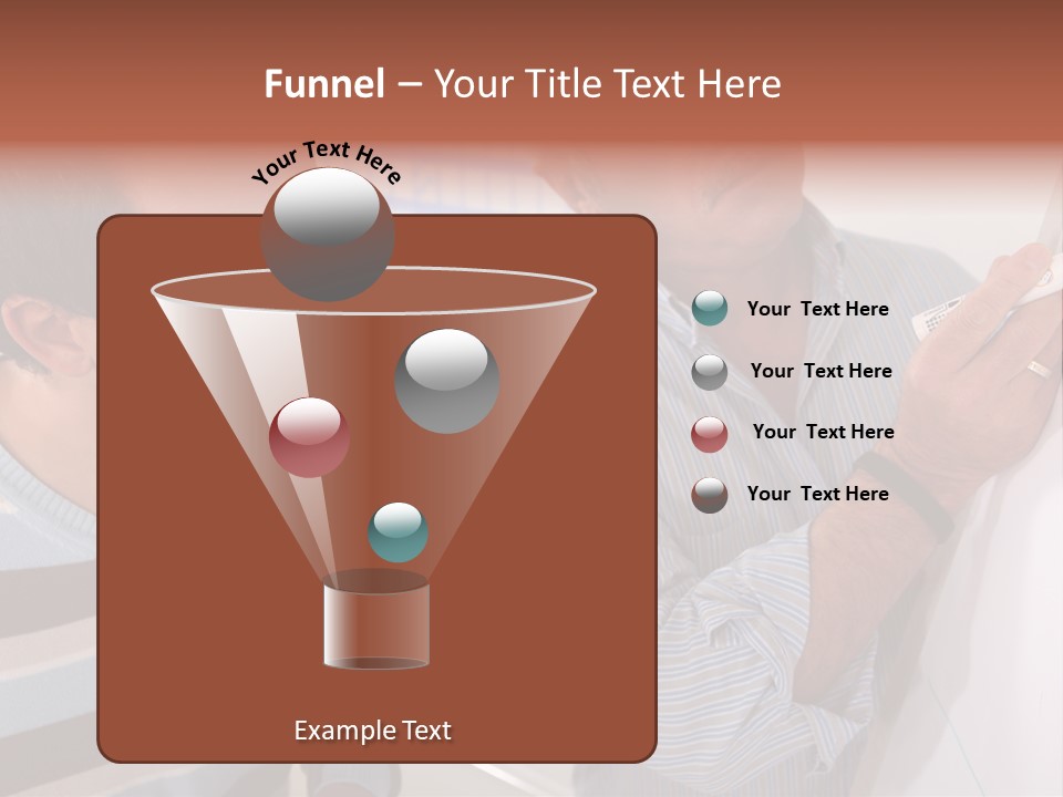 Representation Caucasian Results PowerPoint Template