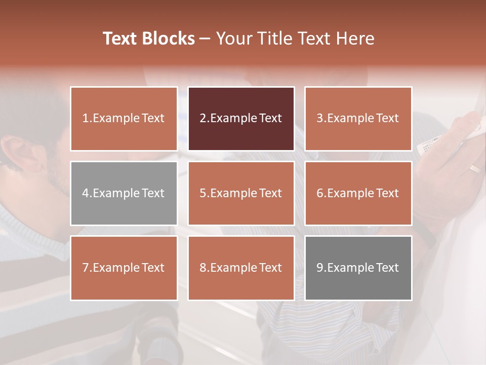 Representation Caucasian Results PowerPoint Template
