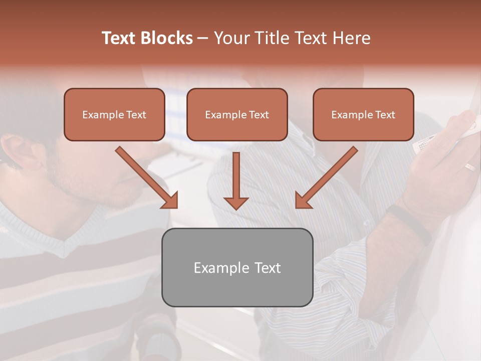 Representation Caucasian Results PowerPoint Template