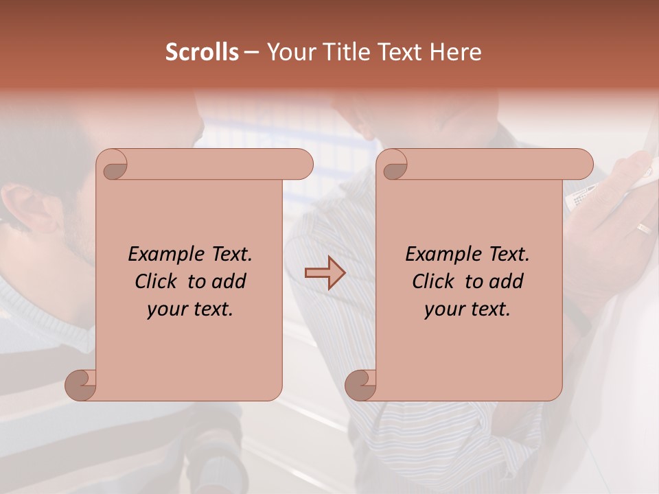 Representation Caucasian Results PowerPoint Template