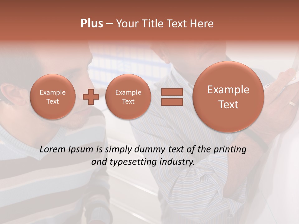 Representation Caucasian Results PowerPoint Template