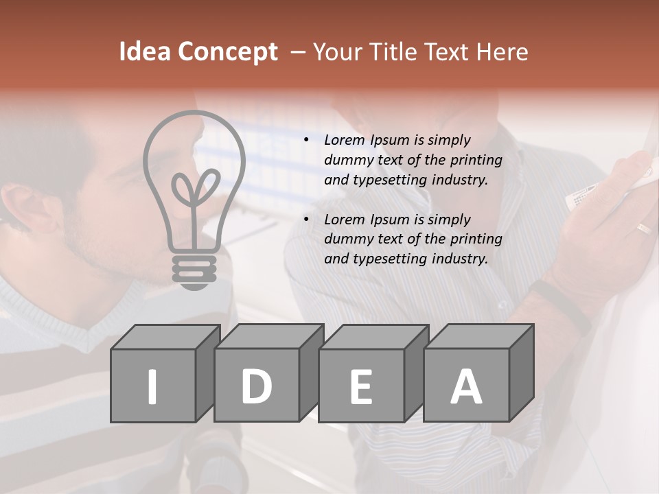 Representation Caucasian Results PowerPoint Template