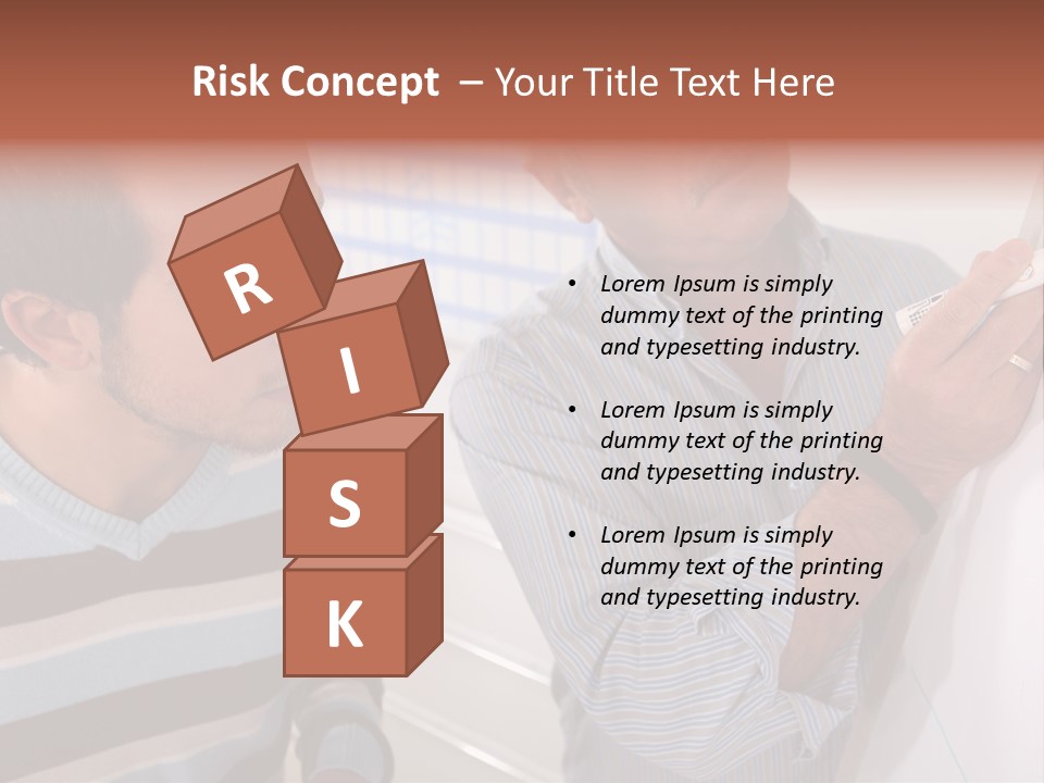 Representation Caucasian Results PowerPoint Template