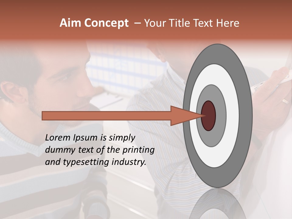 Representation Caucasian Results PowerPoint Template