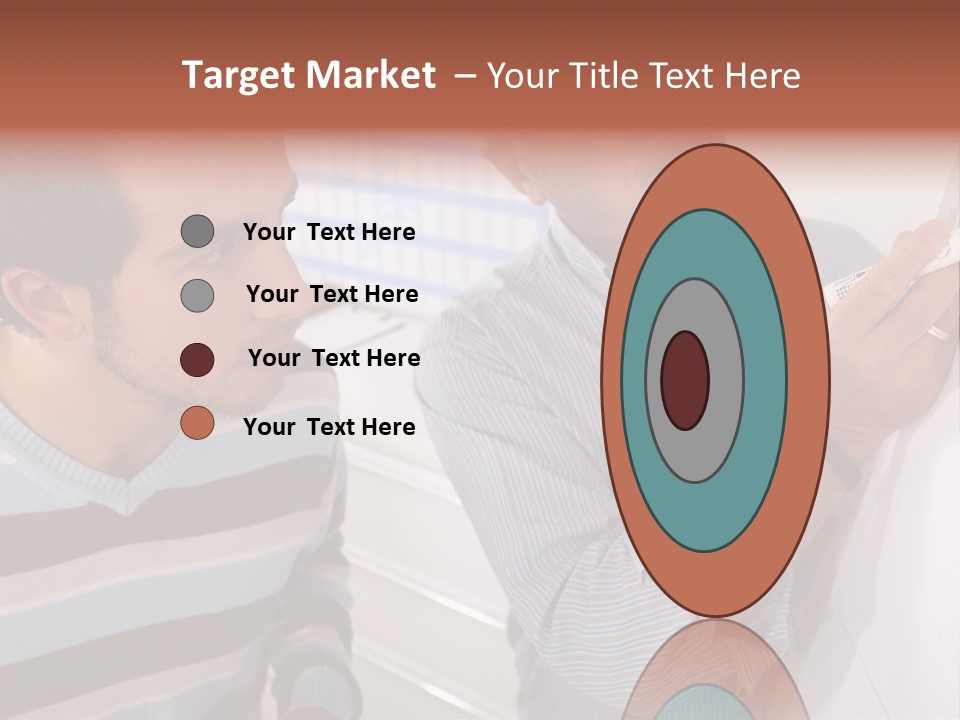 Representation Caucasian Results PowerPoint Template