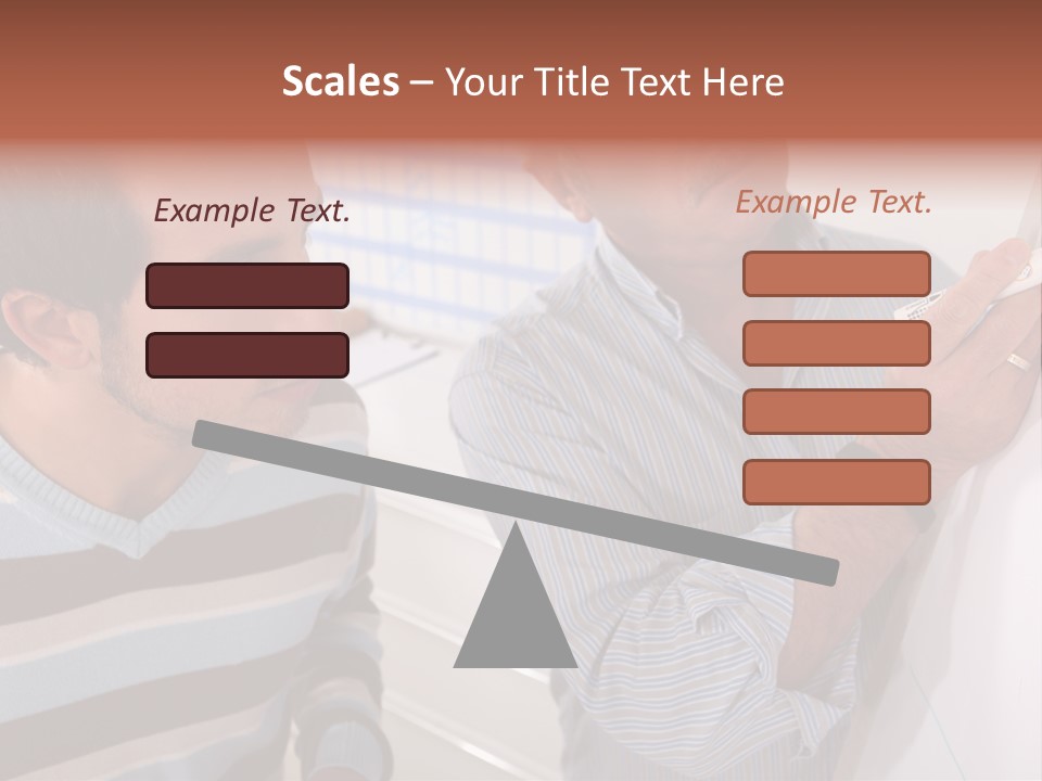 Representation Caucasian Results PowerPoint Template