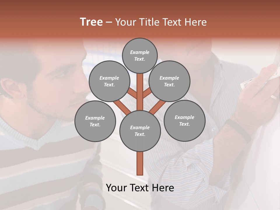 Representation Caucasian Results PowerPoint Template
