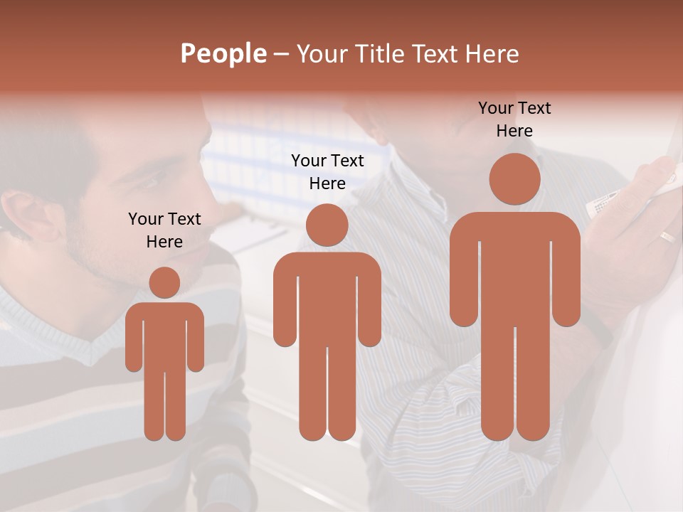 Representation Caucasian Results PowerPoint Template