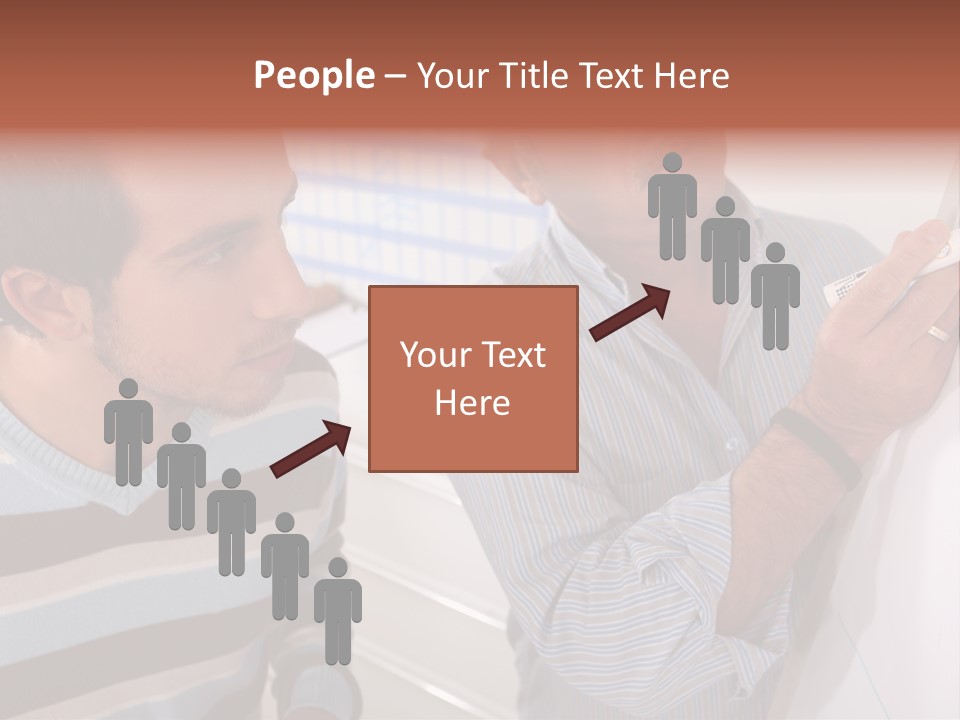 Representation Caucasian Results PowerPoint Template