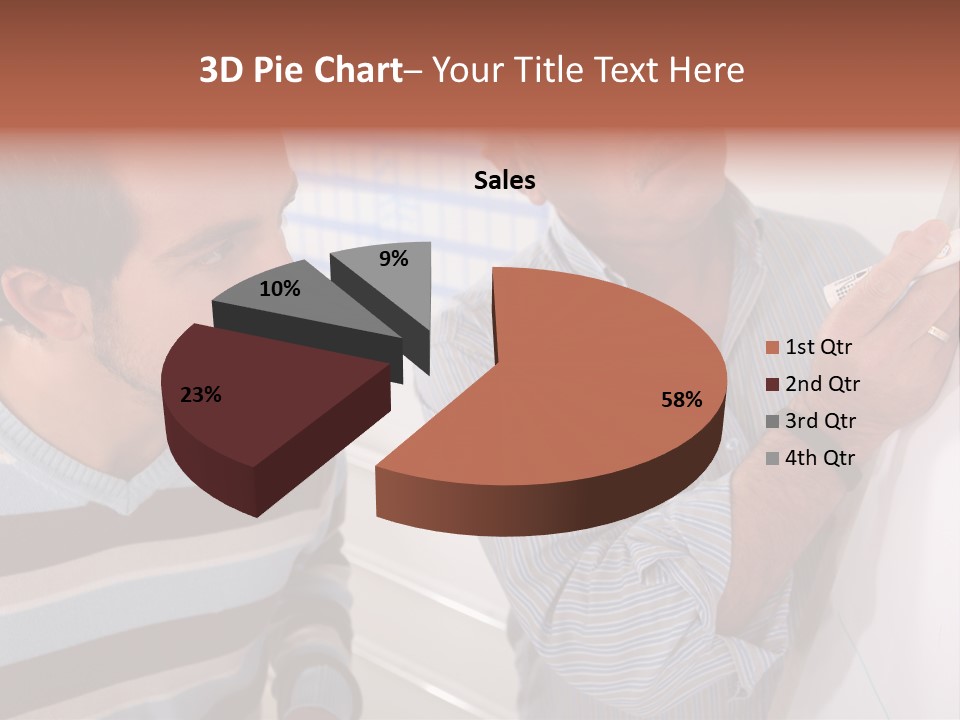 Representation Caucasian Results PowerPoint Template