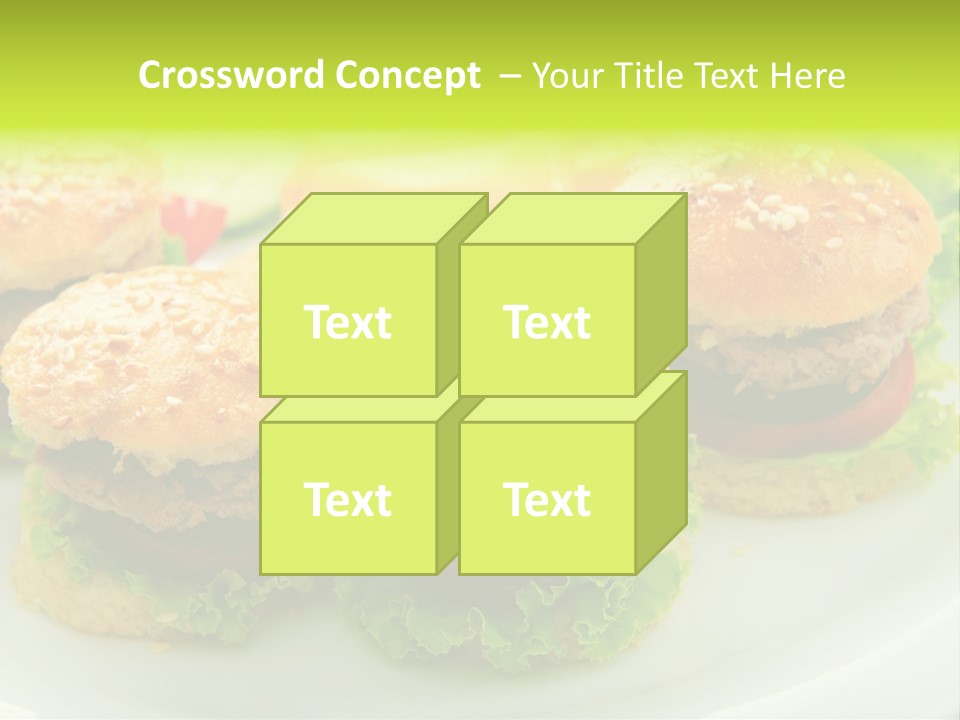Tasty Sandwich Potato PowerPoint Template